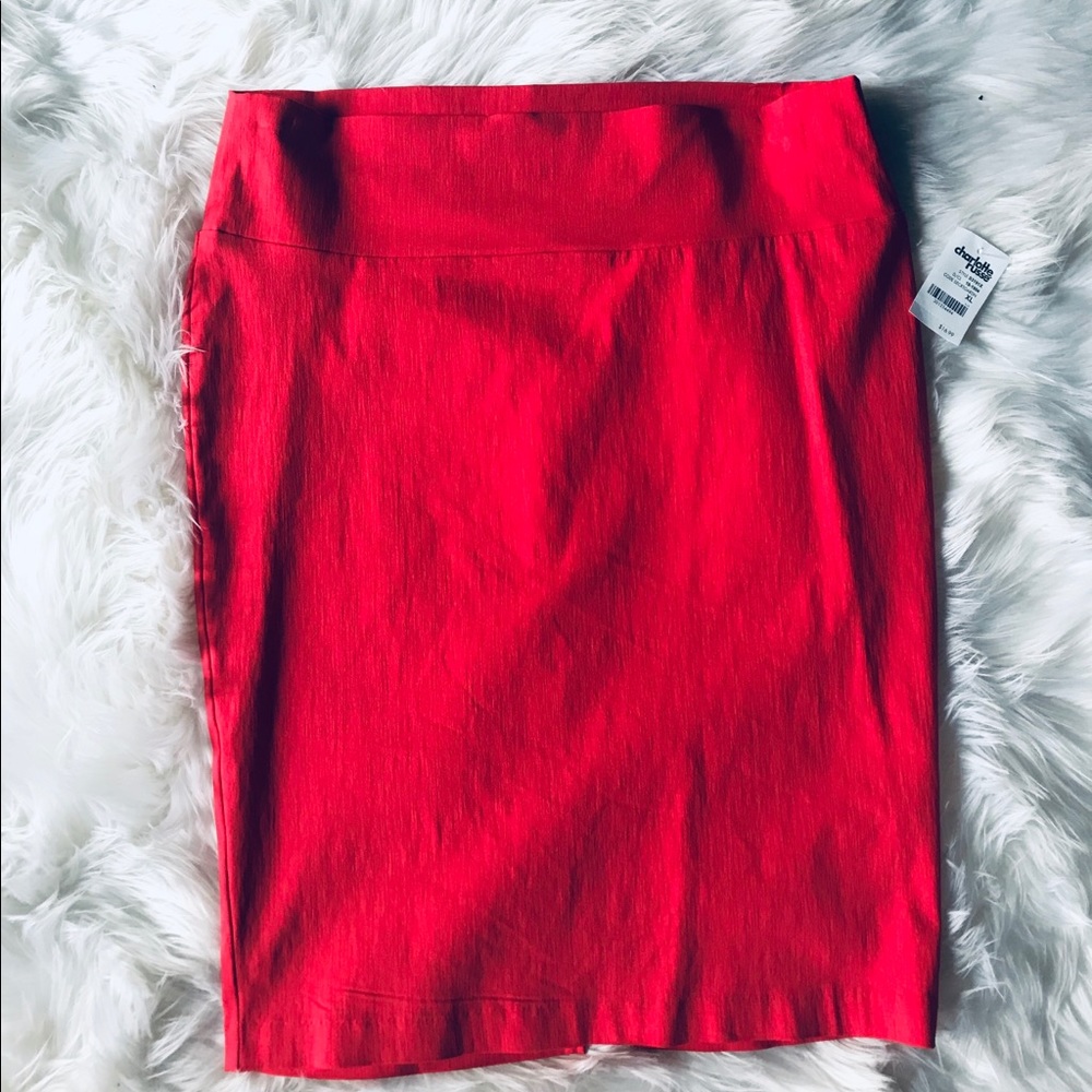 Burnt Orange Mini Skirt